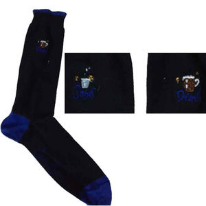 Sonia Spencer Sober Drunk Embroidered Men's Socks